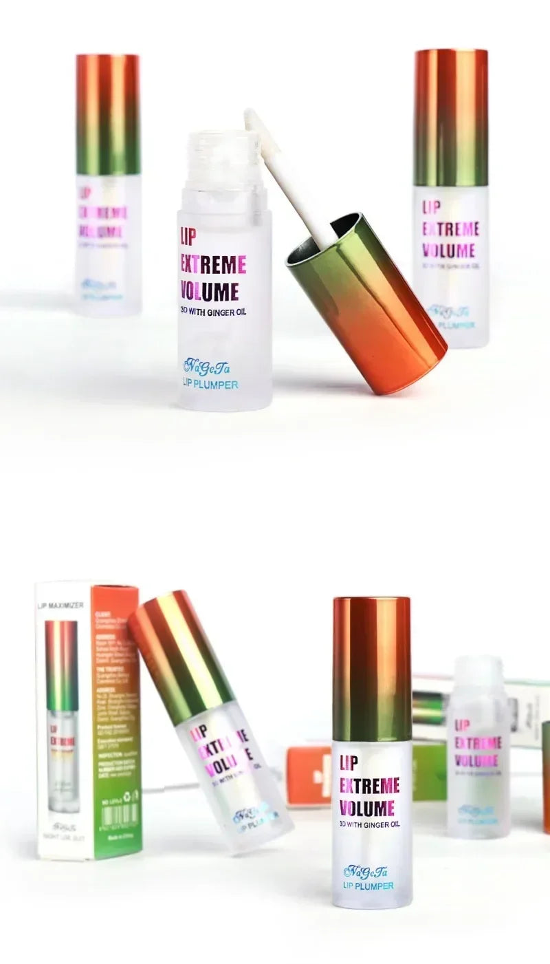 Ginger Mint Lip Plumper Oil for Fuller Youthful Lips - Smarsty