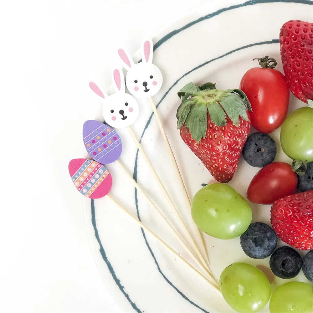 Easter Disposable Bamboo Skewers for Festive Decor - Smarsty