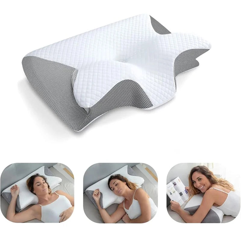 Memory Foam Cervical Pillow for Neck Pain Relief - Smarsty