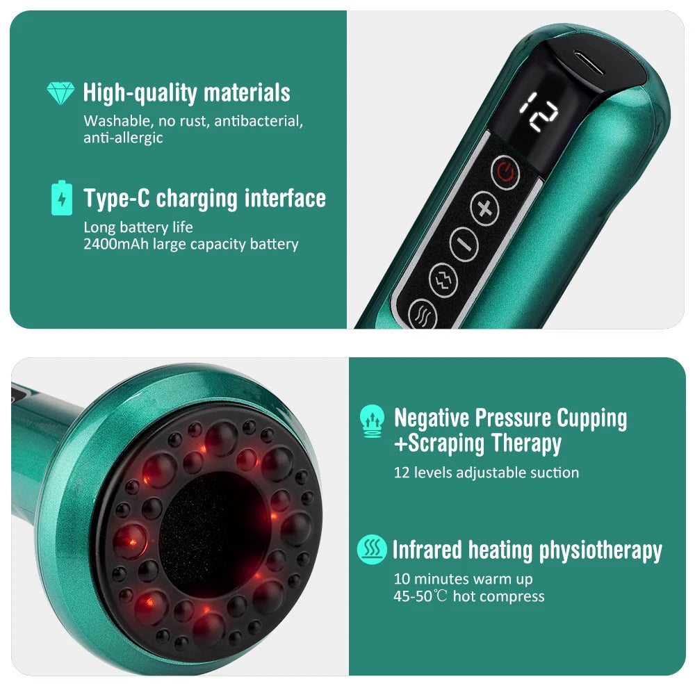 Electric Cupping Massager for Anti Cellulite Body Slimming - Smarsty