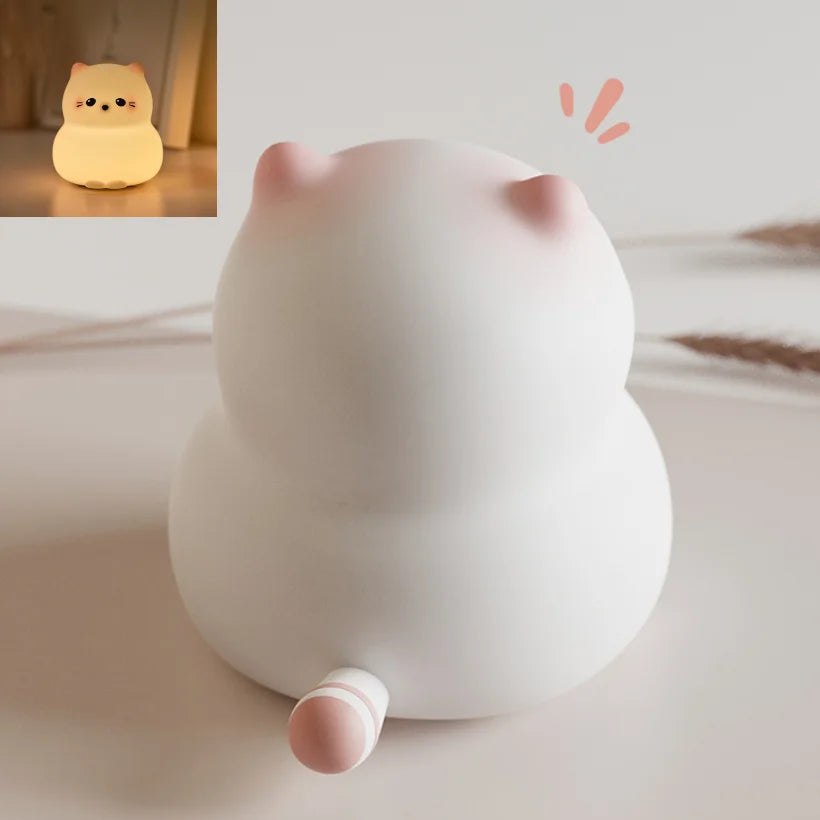 Cute Silicone Rabbit LED Night Light for Kids - Smarsty