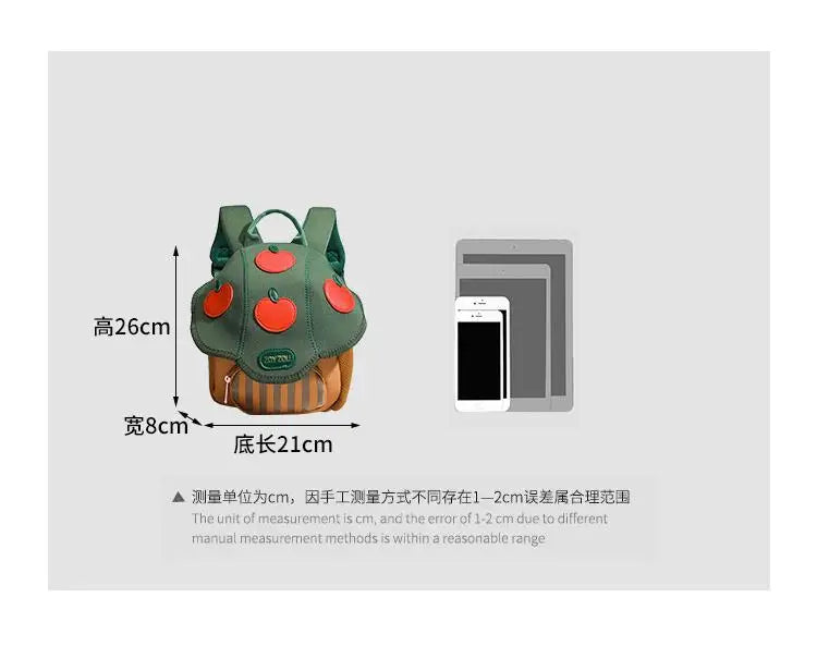 Cute Mushroom Backpack For Kids Cartoon Pink Preschool Bag - Smarsty