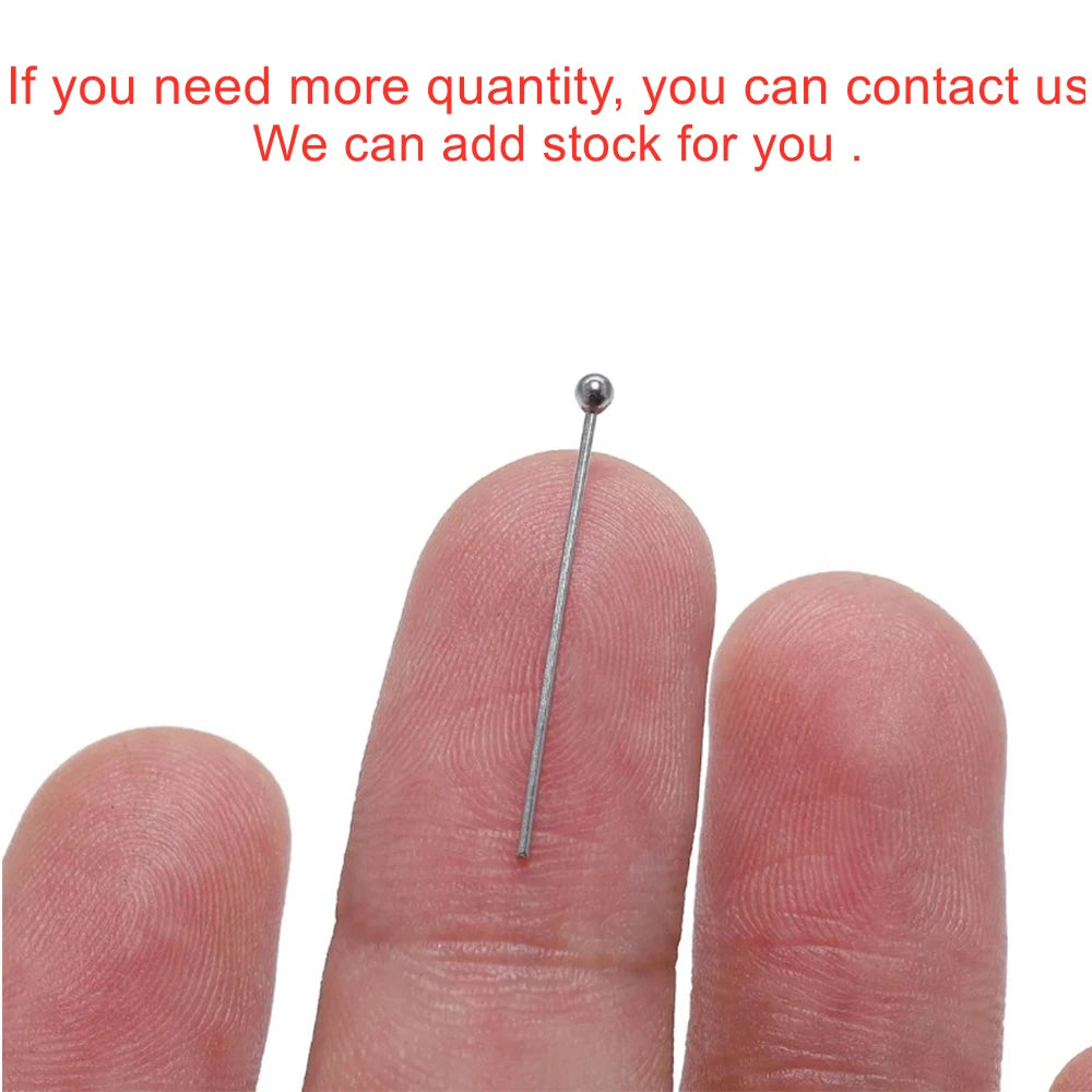 100Pcs Stainless Steel Flat Head Pins for Jewelry Making - Smarsty