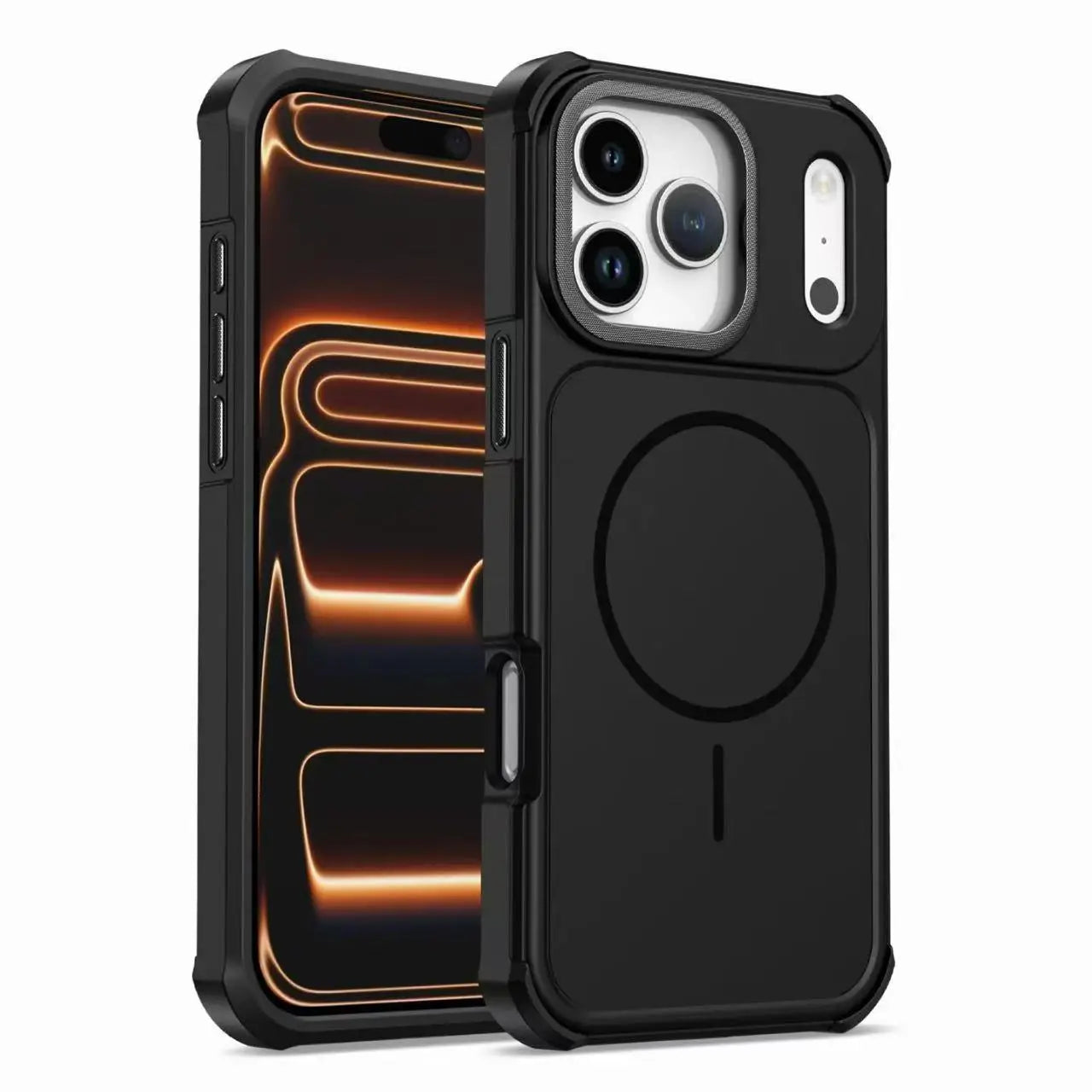 For MagSafe Phone Case For iPhone 17 16 15 14 13 12 11 Pro Max Plus 17e 16e Shockproof Heavy Duty Rugged Magnetic Matte Cover
