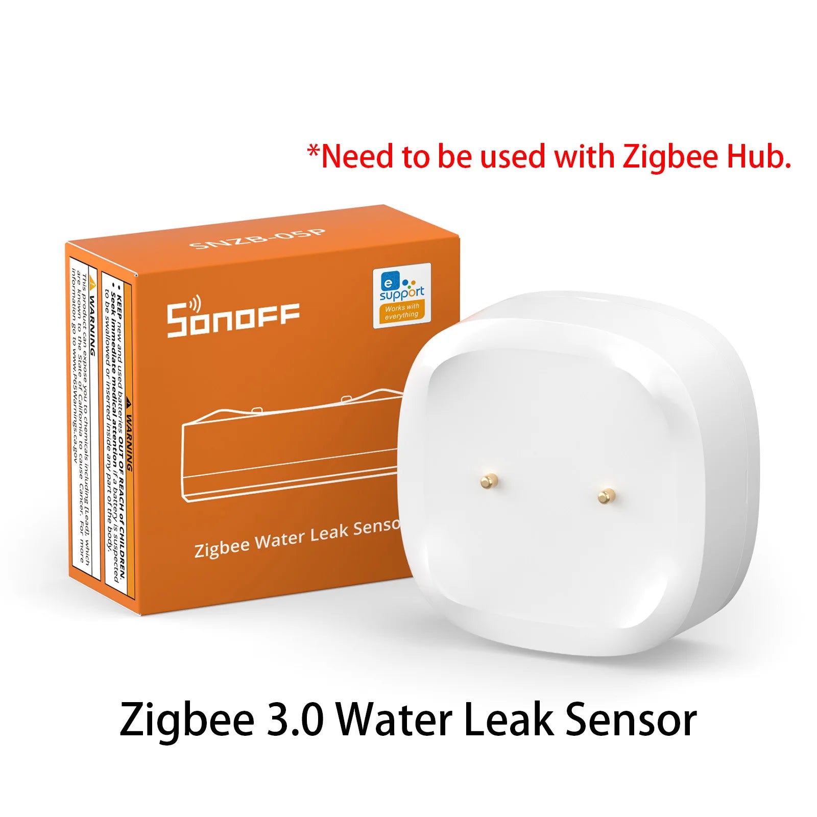 Sonoff SNZB-05P Zigbee Water Leak Detector With Remote Control - Smarsty