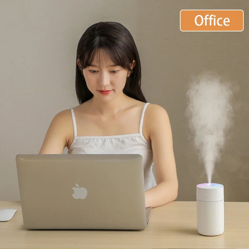 Colorful Portable USB Air Humidifier With Aromatherapy Feature - Smarsty