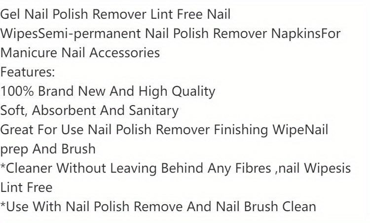 Nail Polish Remover Wipes for Quick and Easy Cleaning - Smarsty