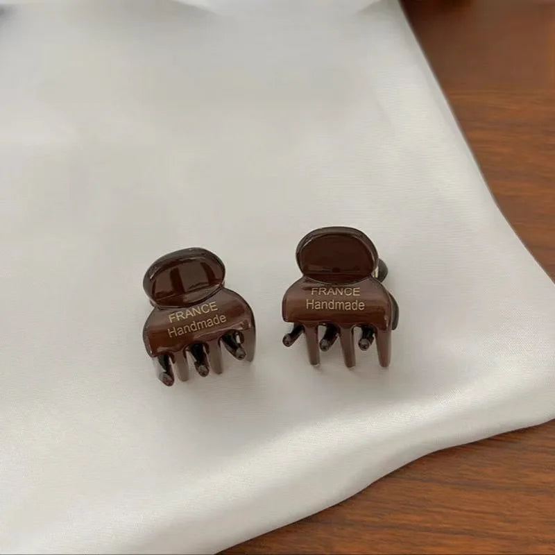Mini Acetate Hair Claw Clips For Girls Cute Lightweight Grip - Smarsty