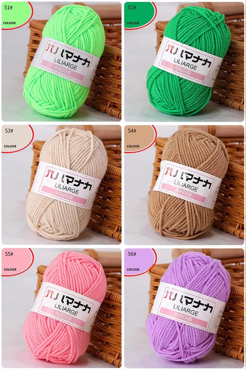 Soft Cotton Knitting Yarn for DIY Baby Sweaters - Smarsty