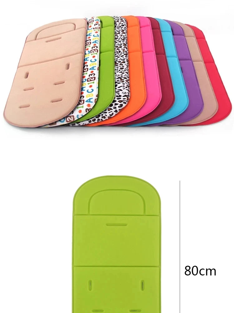 Stroller Seat Cushion Soft Baby Pushchair Car Cart High Chair Seat Trolley Cushions Kids Stroller Mattress Soft Pad Large Sizes by Smarsty