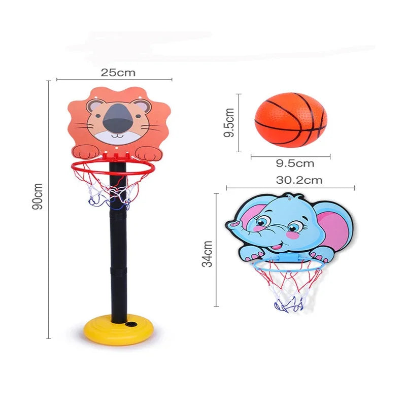Baby Toys Basketball Ball Sucker Dinosaur Toy For Kids 2 To 4 Year Old Boy 1 Year Birthday Gift Outdoor Indoor Sport Board Game