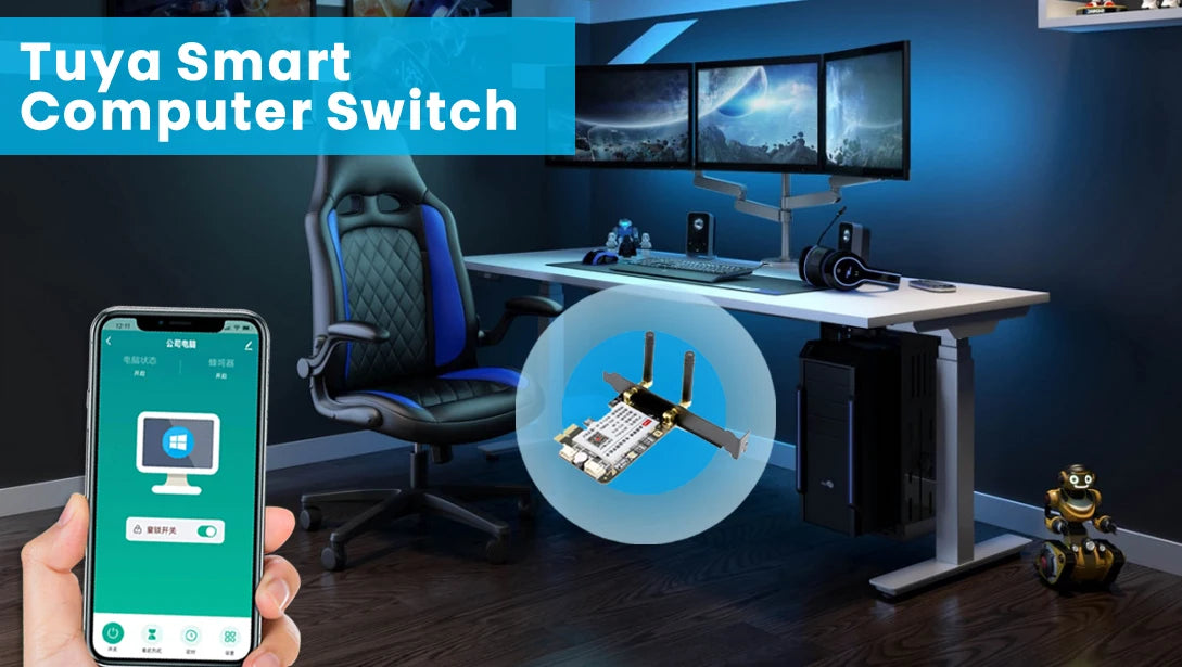 Smart Wifi Power Reset Switch for Desktop PC - Smarsty