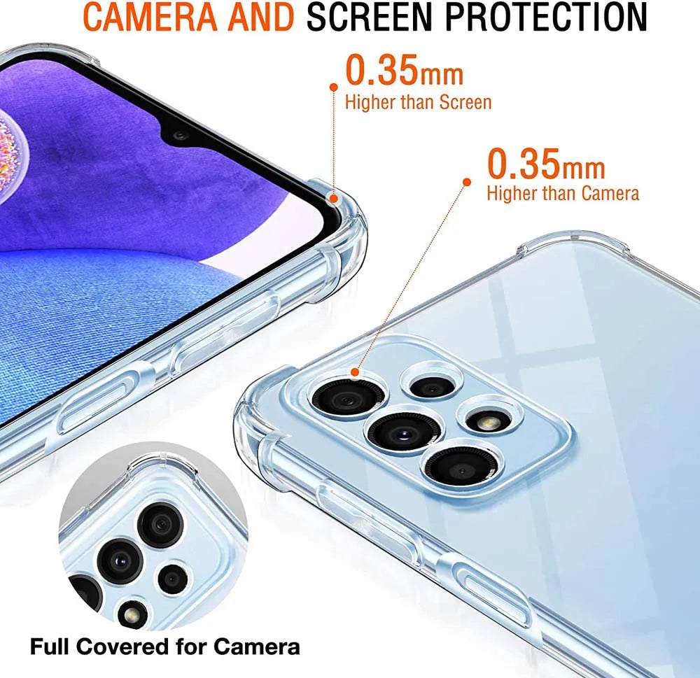 Air Bag Shockproof Transparent Case for Galaxy A Series 5G - Smarsty