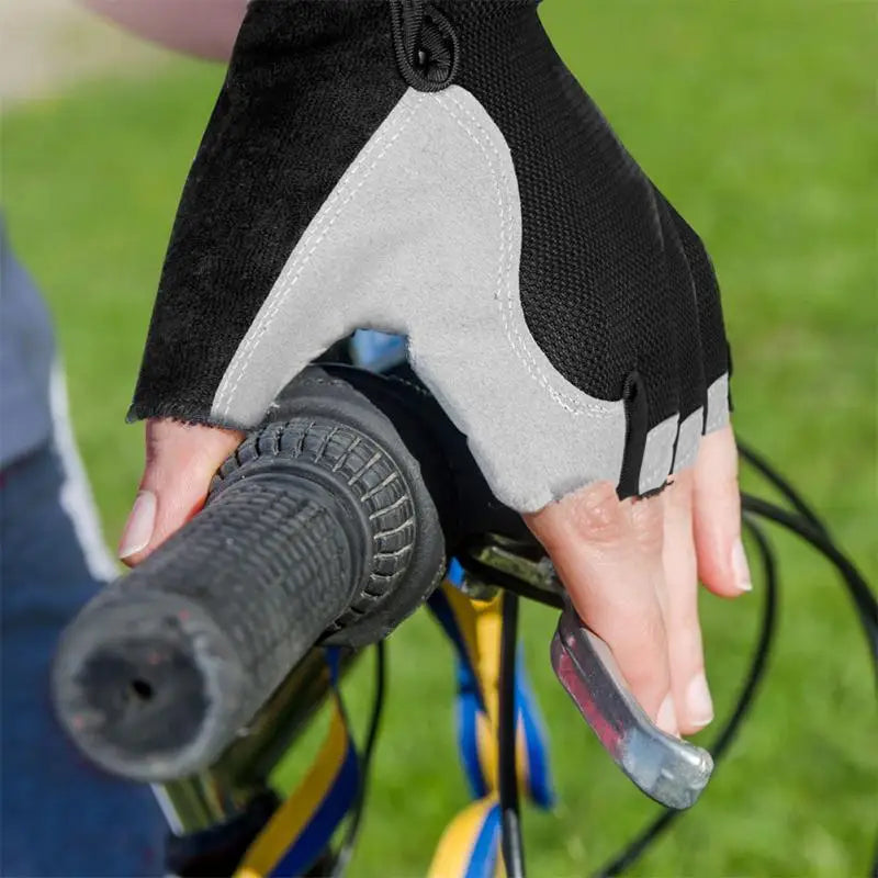 Breathable Half Finger Cycling Gloves Anti Slip Shock Absorption - Smarsty