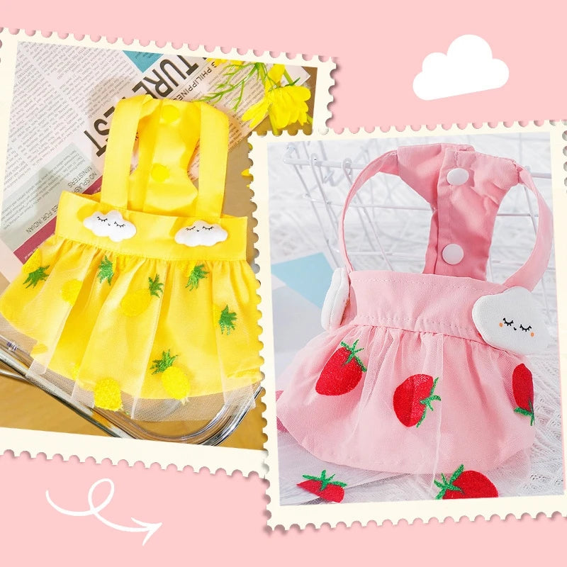 Cute Summer Dog Princess Dress with Bow Lace - Smarsty