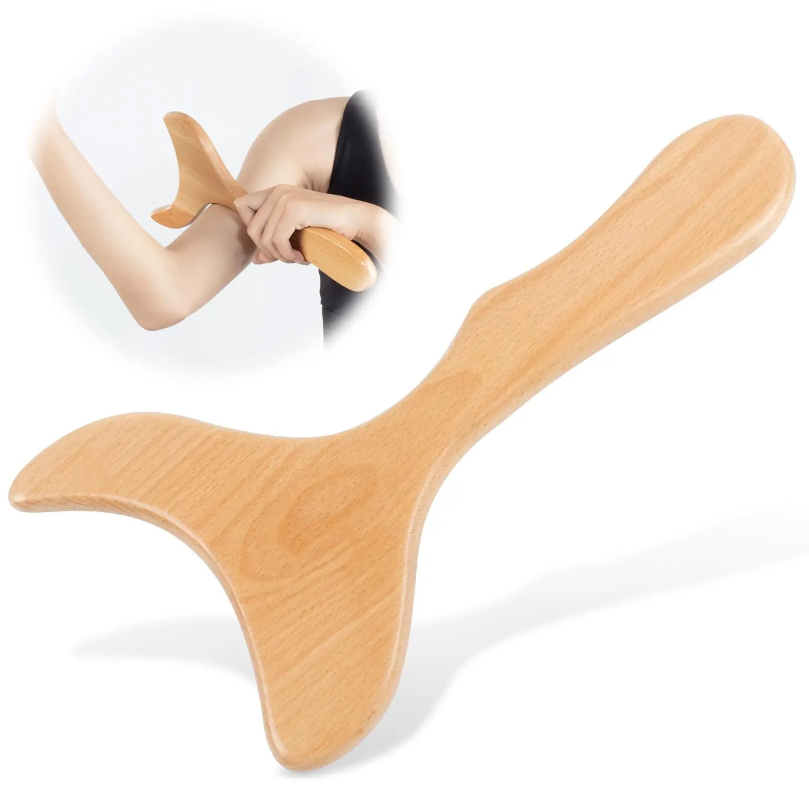 Wooden Massage Roller Tool Set for Lymphatic Drainage - Smarsty