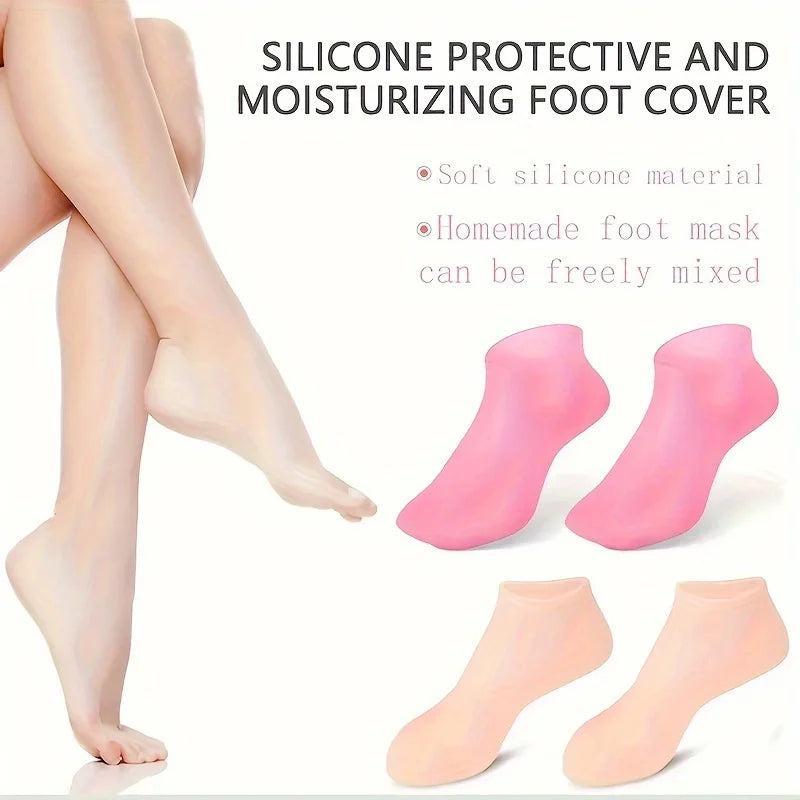 Silicone Foot Care Socks for Softening Cracked Heels - Smarsty