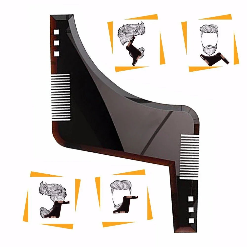 Beard Shaping Template Comb for Symmetrical Styling - Smarsty