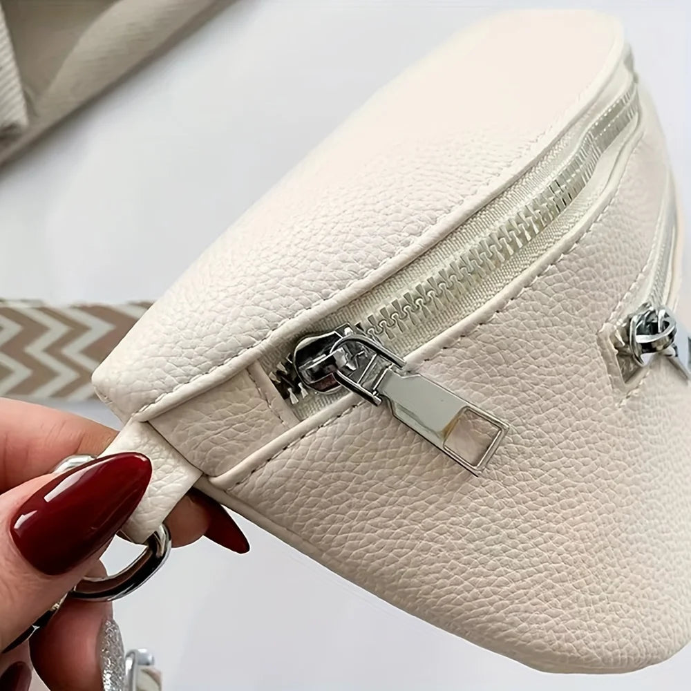 Soft Leather Fanny Pack Crossbody Bag For Travel Everyday - Smarsty