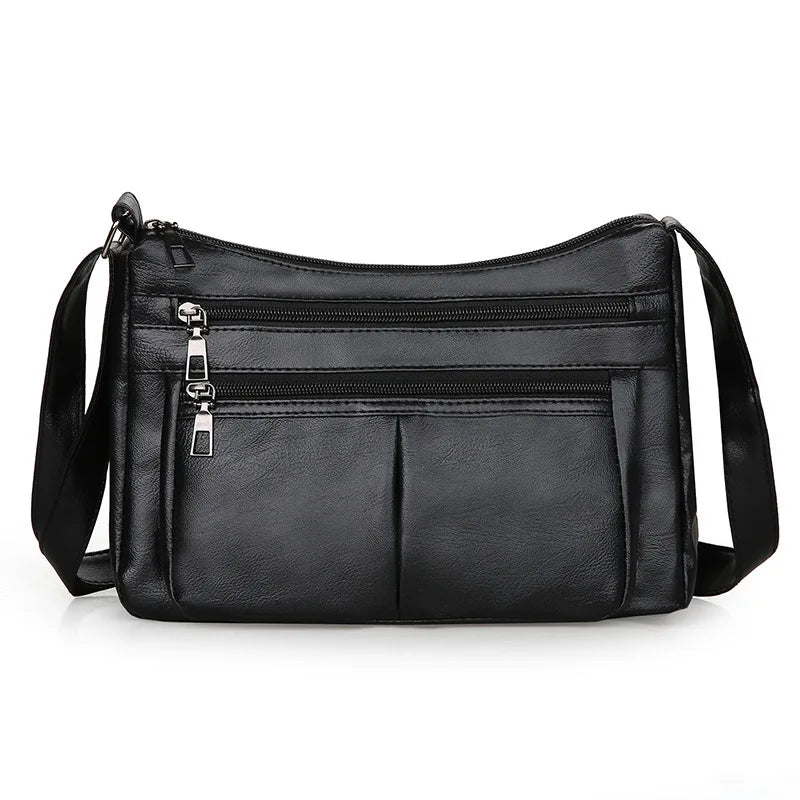 Korean Handbag Designer Leather Crossbody Bag for Women - Smarsty
