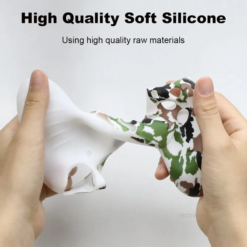Silicone Skin Case for PS4 Controller with Grip Caps - Smarsty