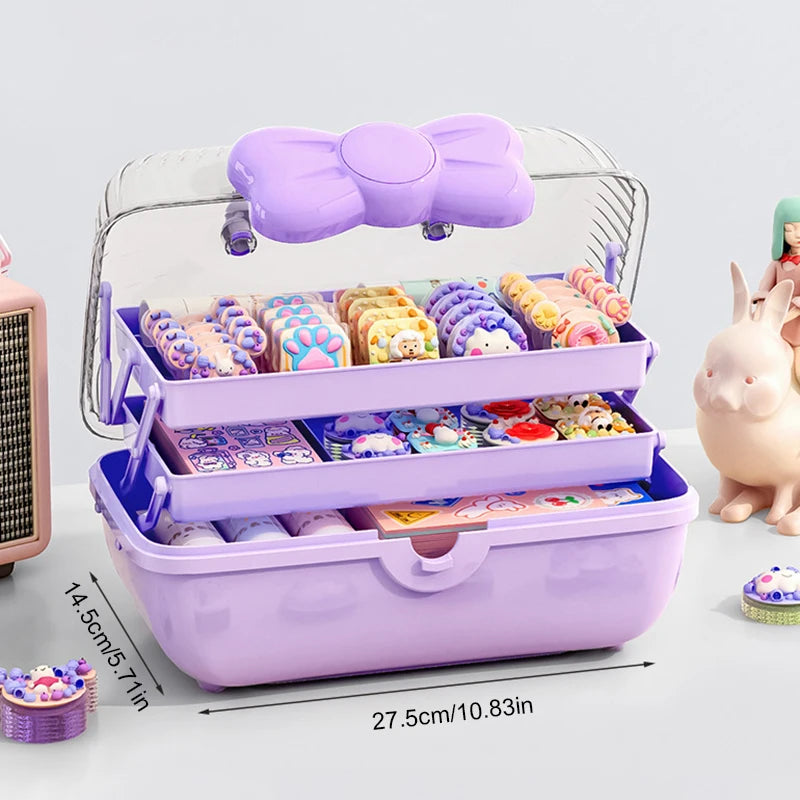 Cute Multi-Layer Hairpin Organizer for Kids Accessories - Smarsty