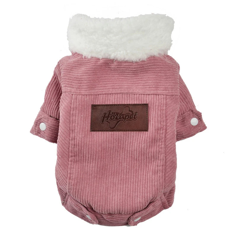 Warm Fleece Dog Jacket for Small Pets - Smarsty