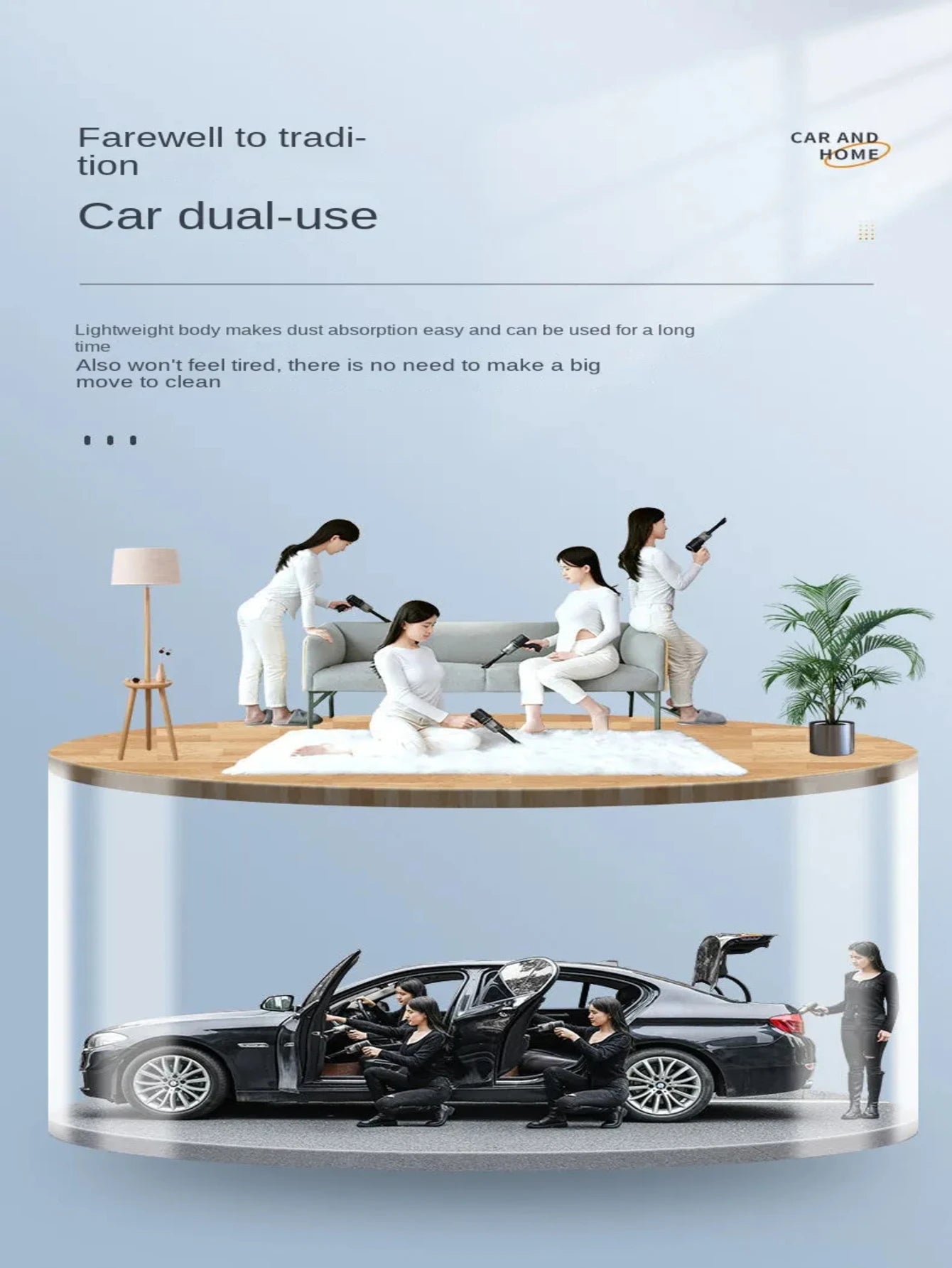 Wireless Keyboard Vacuum Cleaner With Powerful Suction