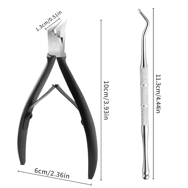 Professional Toe Nail Clipper Set for Ingrown Toenails - Smarsty