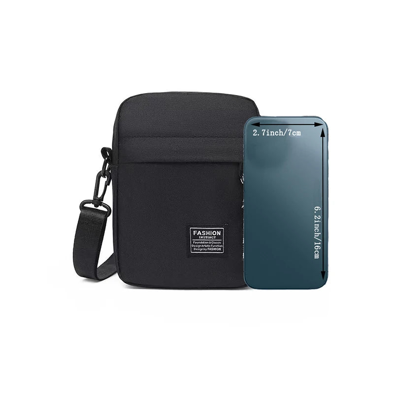 Nylon Crossbody Bag For Men Everyday School Commute - Smarsty