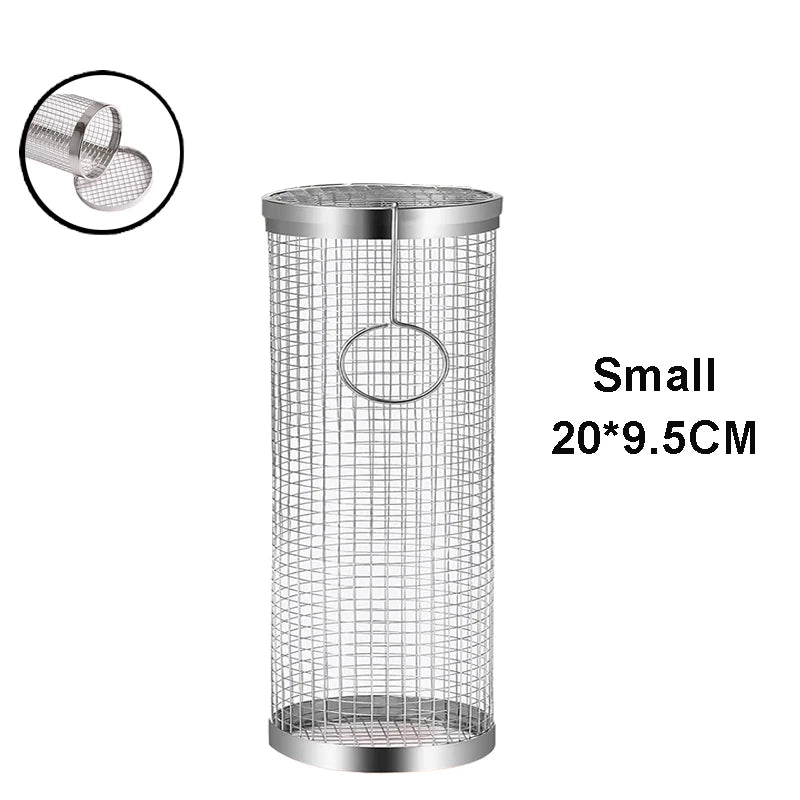 Stainless Steel BBQ Basket for Easy Grilling - Smarsty