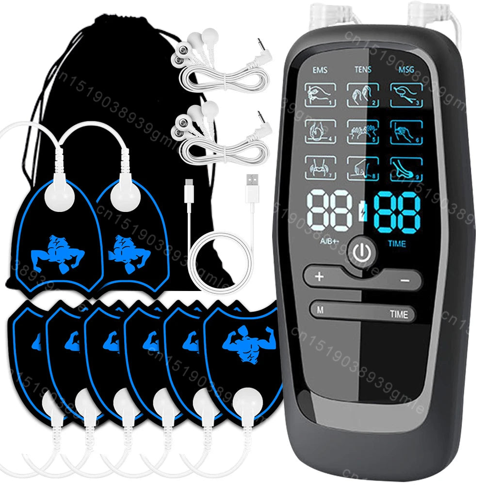 Electric Muscle Stimulator with Built-In Battery for Pain Relief - Smarsty