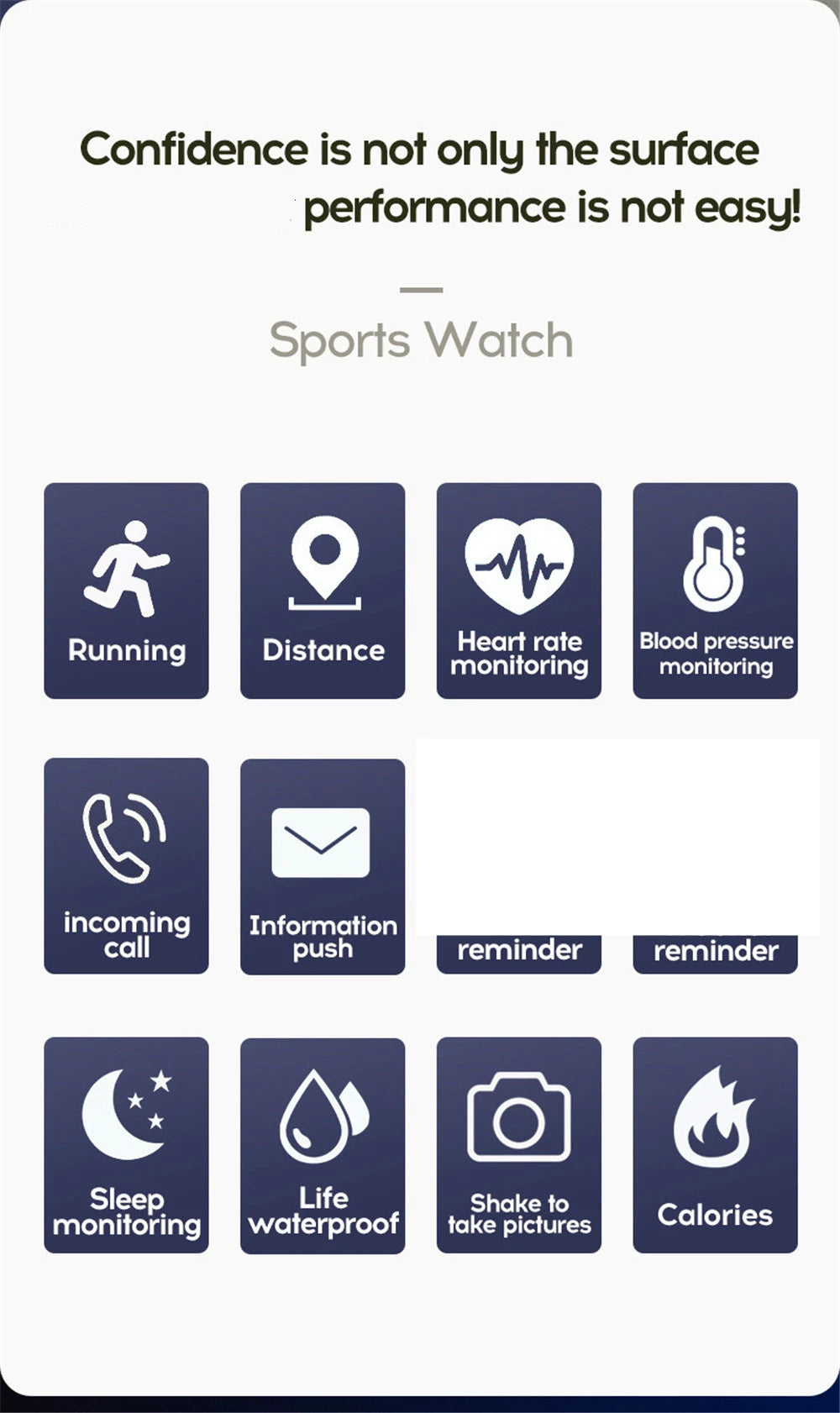 Smart Watch For Fitness Tracking and Music Control - Smarsty