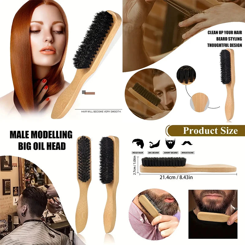 Professional Wooden Hair Brushes Set for Salon Use - Smarsty