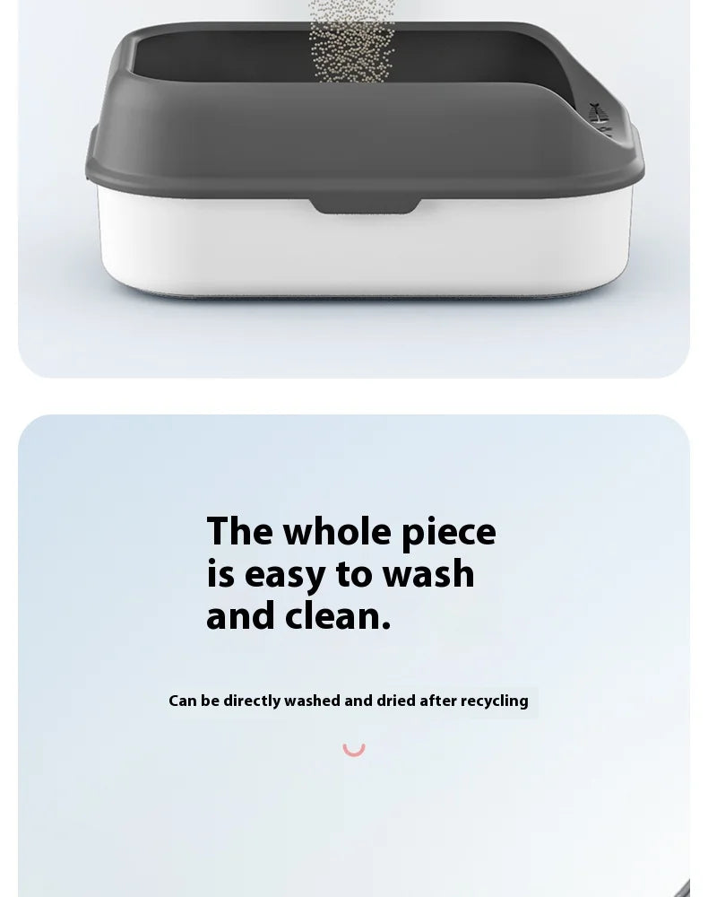 Large Cat Litter Mat Waterproof Double Layer Non Slip Litter Box Tray Pad Washable Durable Pet Toilet Training Mat - Smarsty