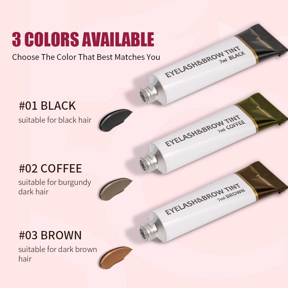 ICONSIGN Eyelash Eyebrow Dye Tint Kit Brow Enhancer Mascara Lift Tinting Tattoo Eyes Makeup Tools - Smarsty