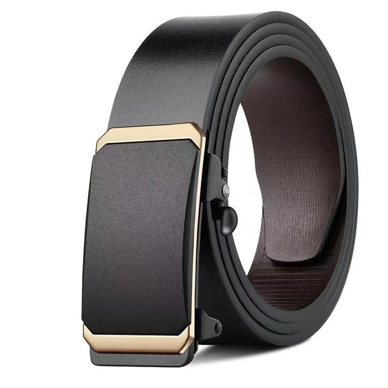 Luxury Genuine Leather Belt for Men with Automatic Buckle - Smarsty