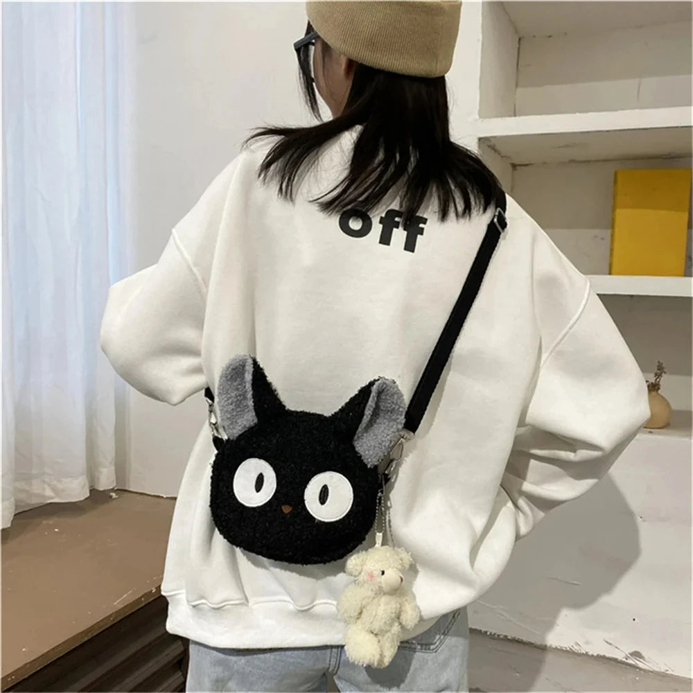 Japanese Kawaii Plush Compact Crossbody Bag For Women - Smarsty