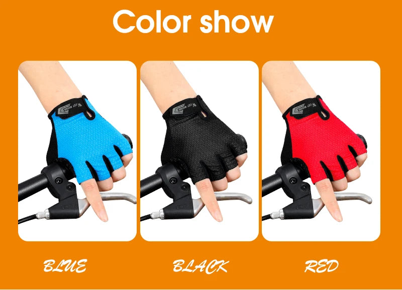 West Biking Full Finger Cycling Gloves Non Slip Silicone Palm - Smarsty