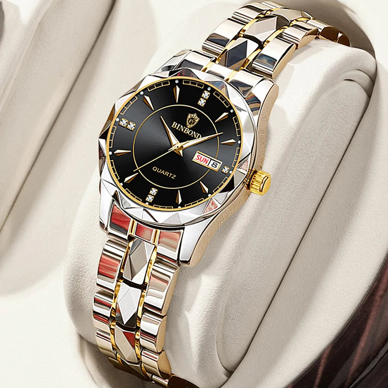 Luxury Waterproof Quartz Watch for Women with Luminous Feature - Smarsty