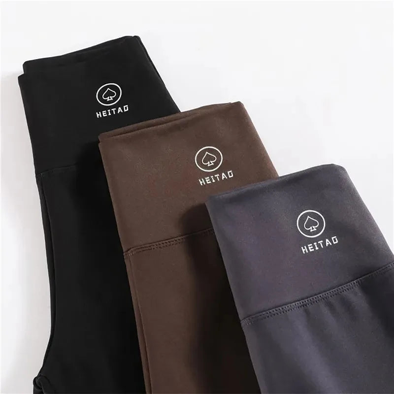 High Waist Yoga Warm Leggins Sports Tights Thermal Woman Running Pants Sexy Butt Lifting Leggings Push Up Panties Gym Fitness - Smarsty