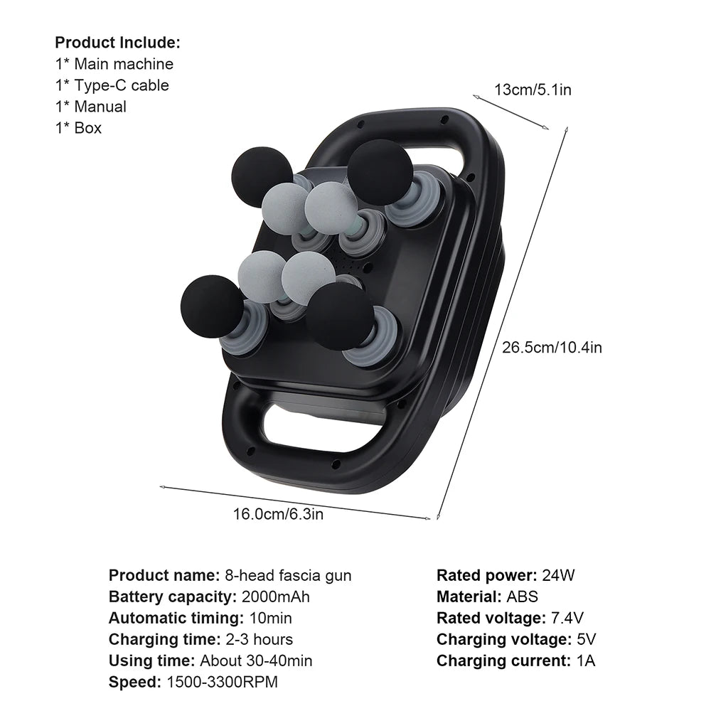 High-Frequency Vibration Body Massage Gun for Muscle Relief - Smarsty