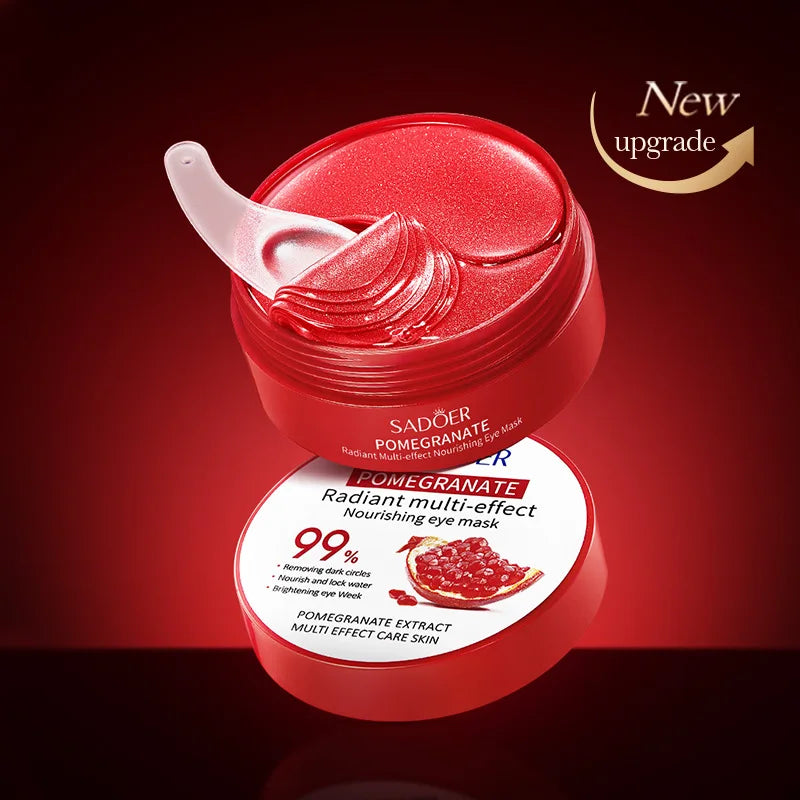 SADOER Red Pomegranate Eye Mask for Dark Circles Removal - Smarsty