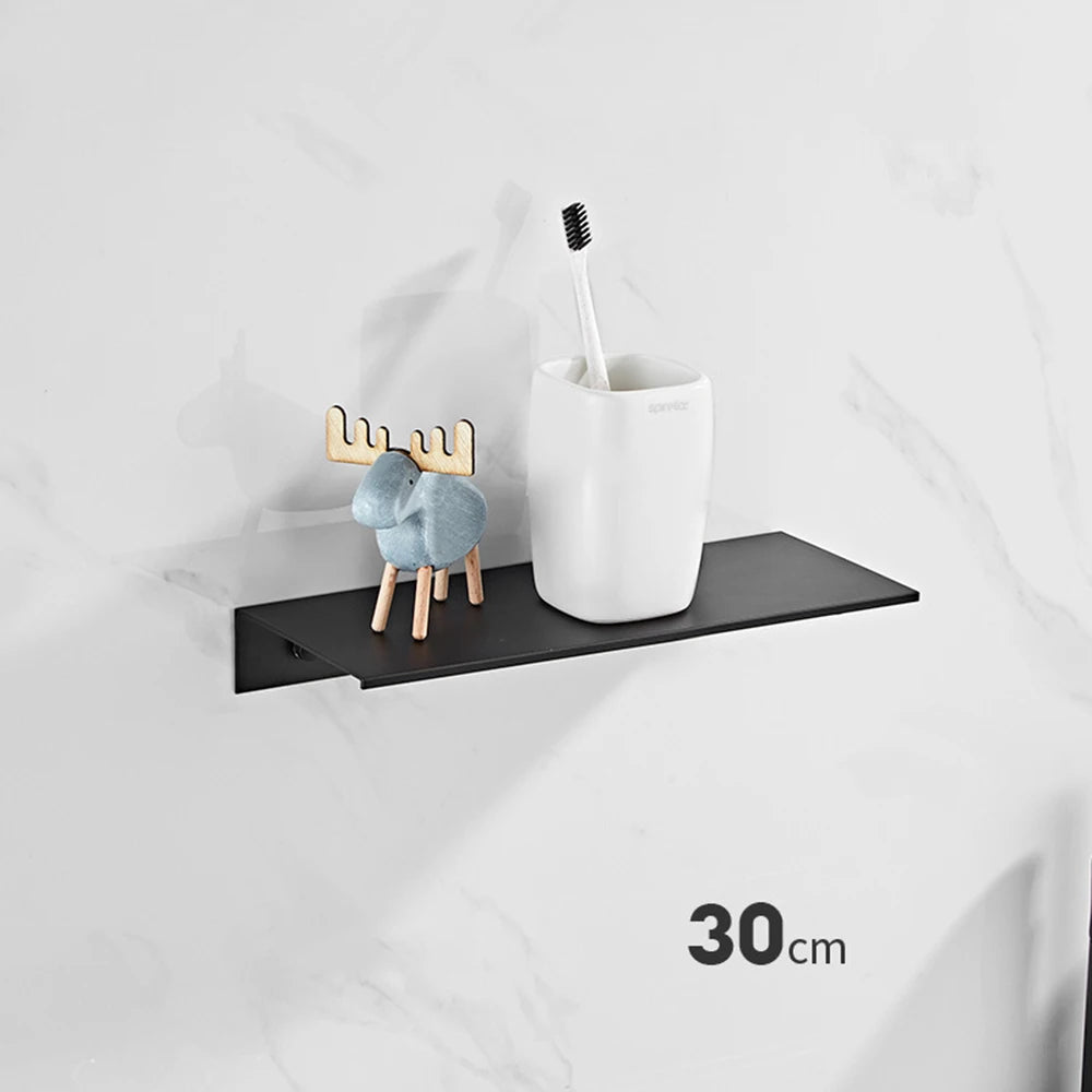 Aluminum Floating Bathroom Shelf for Organized Storage - Smarsty