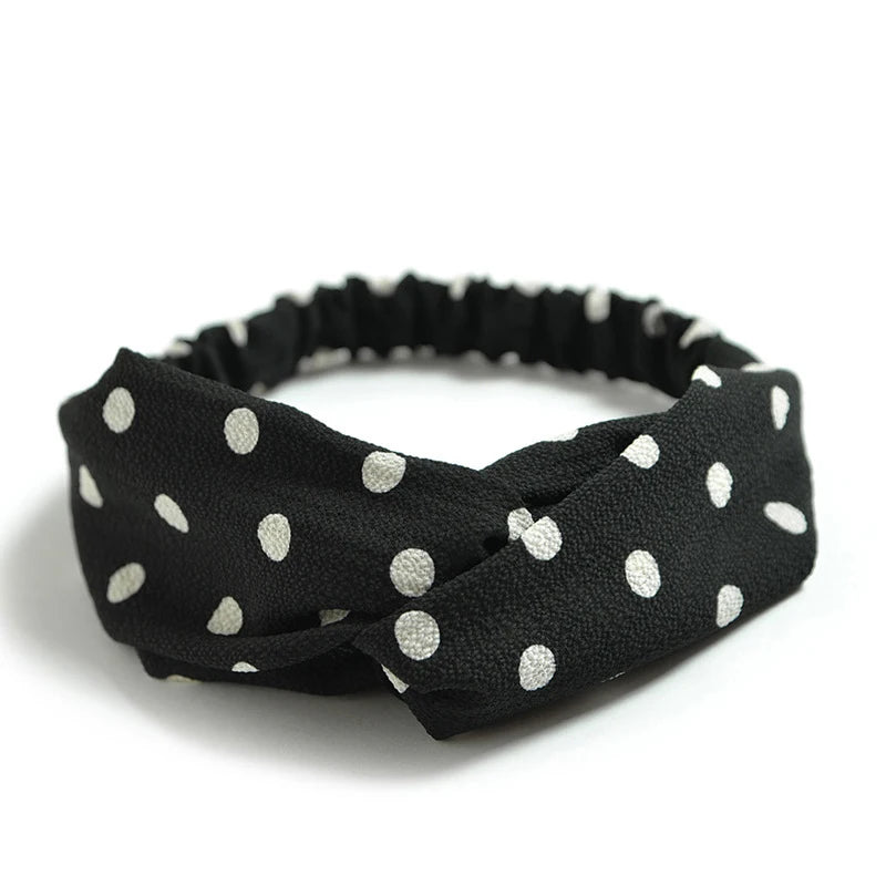 Bohemian Print Cashmere Headbands For Women Vintage Comfort - Smarsty