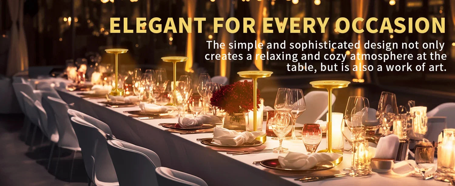 Portable LED Dimmable Aluminum Desk Lamp for Atmosphere - Smarsty