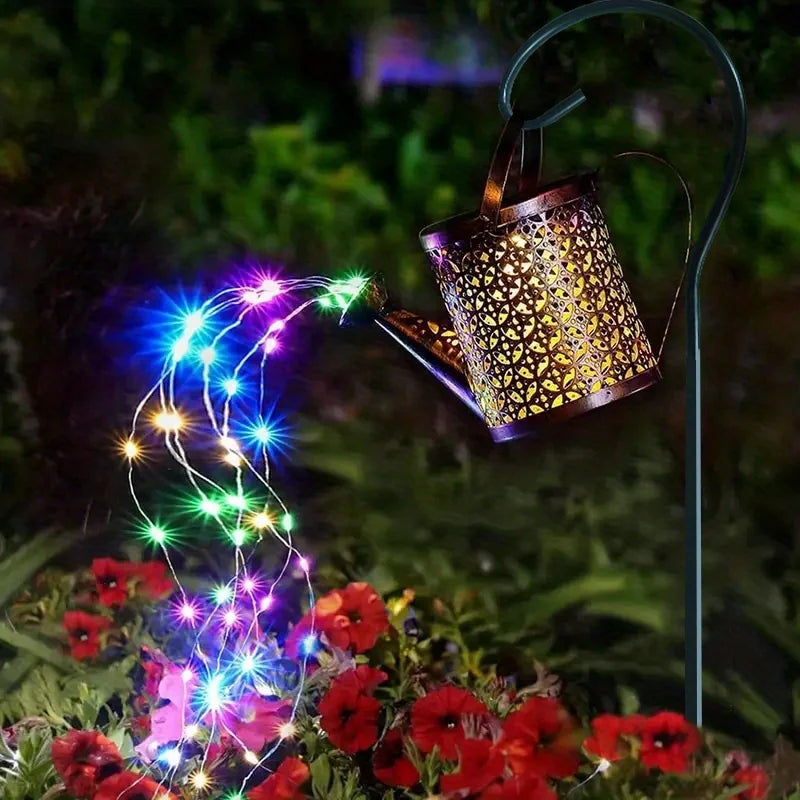 Solar LED Watering Can Light for Outdoor Garden Decor - Smarsty