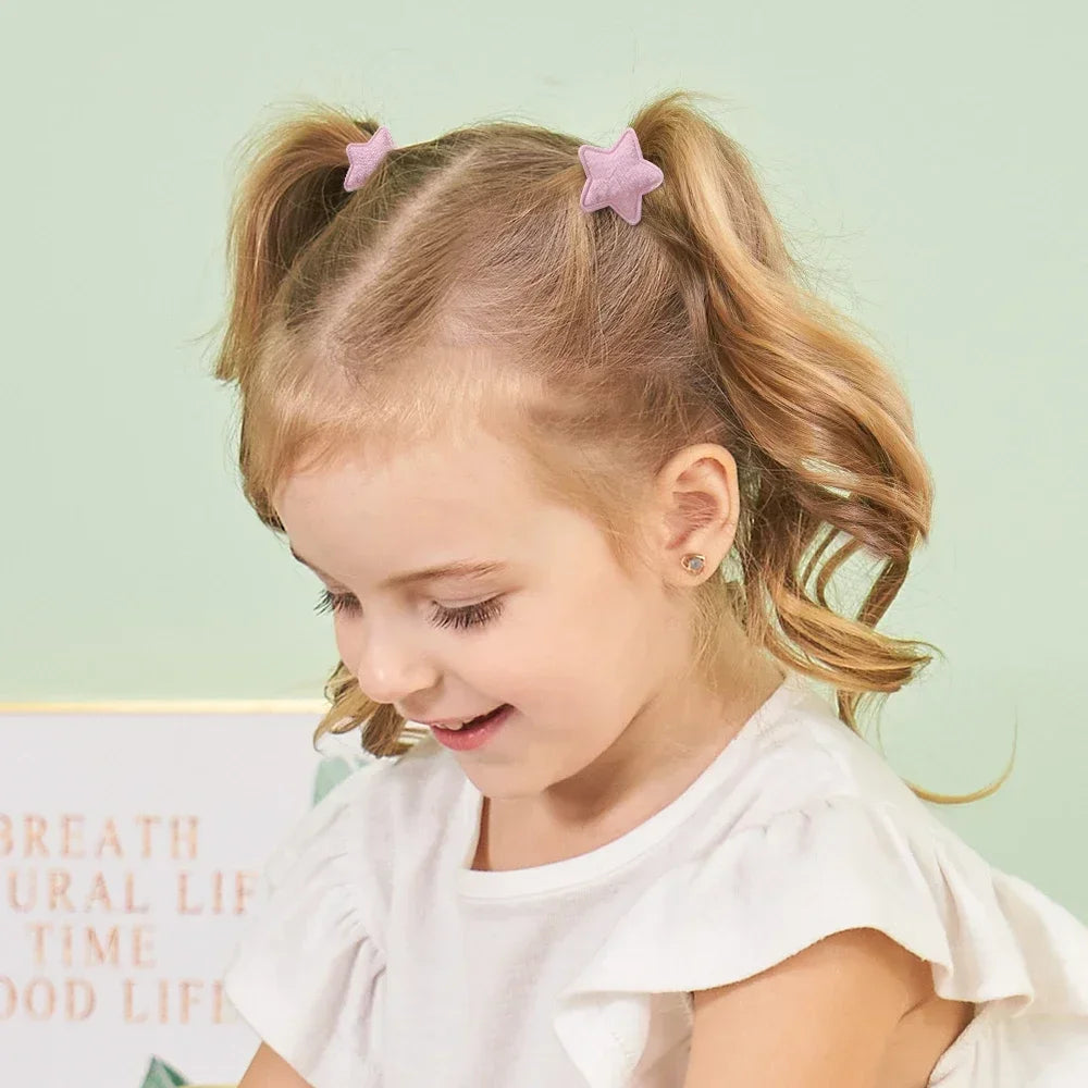 Cute Girls Hair Ties Soft No Harm Ponytail Holders 10Pack - Smarsty