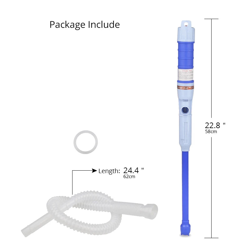 Liquid Oil Transfer Pump Water Pump Powered Electric Outdoor Car Vehicle Fuel Gas Transfer Suction Pumps Liquid Transfer Oil - Smarsty