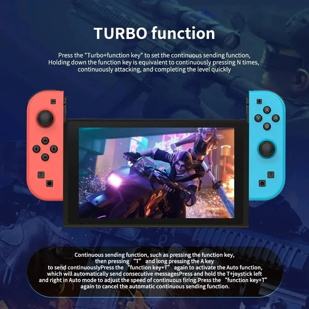 Wireless Controller for Nintendo Switch with Dual Vibration - Smarsty